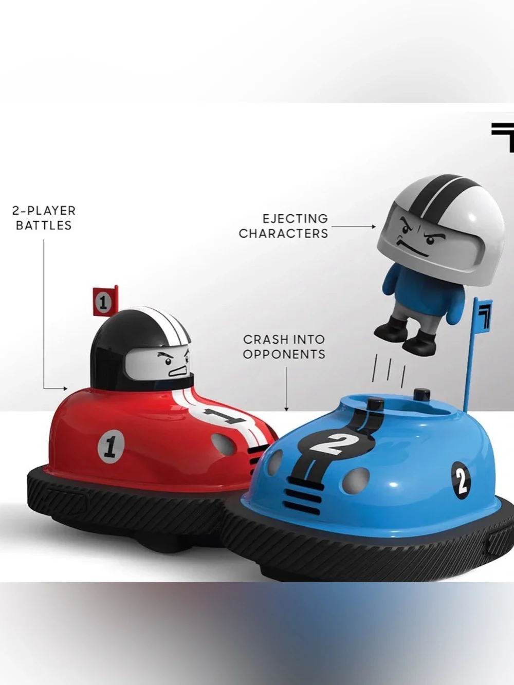 Sharper Image Road Rage Remote Control Cars, 2 Player Game with Ejecting Drivers